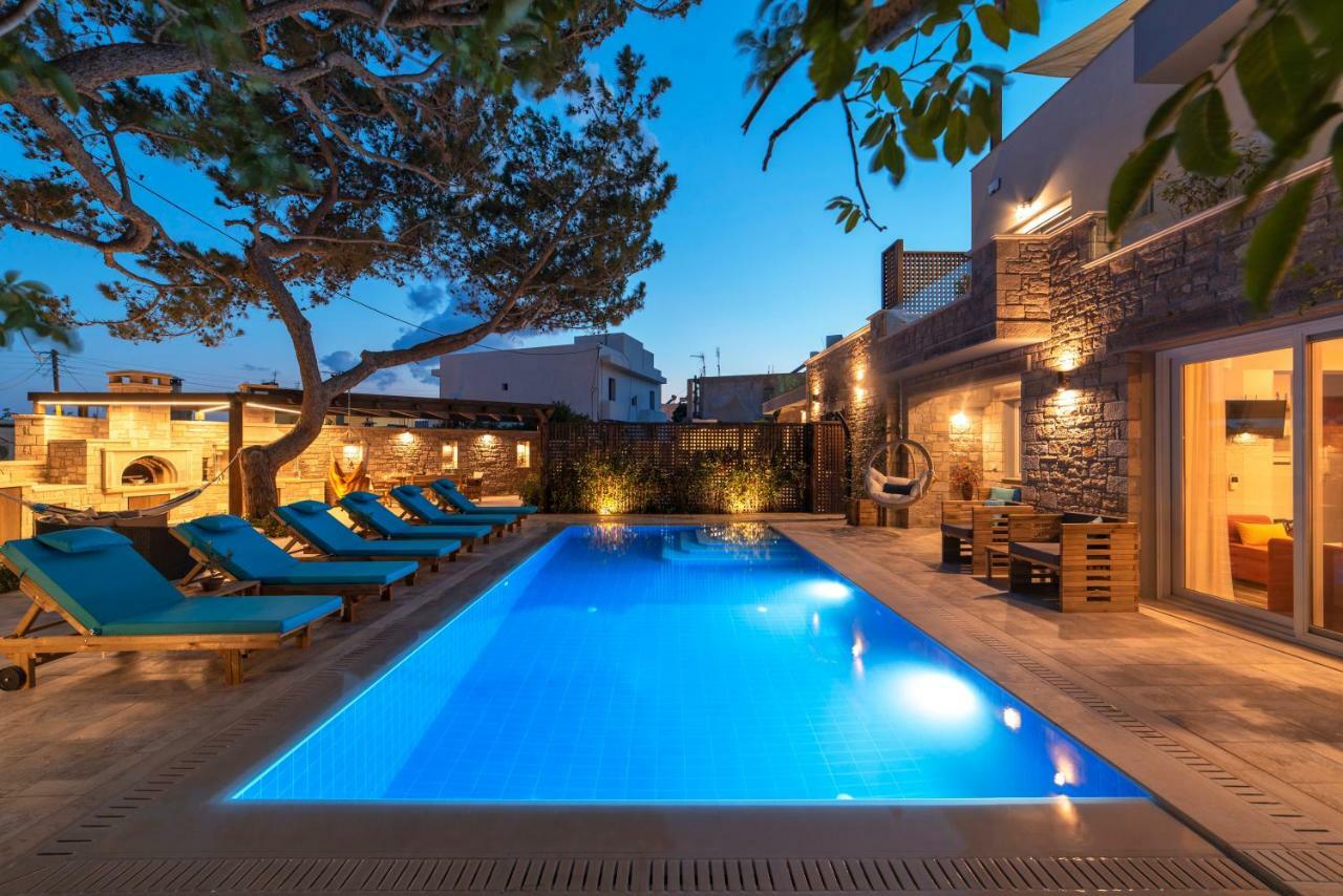 Paradisos Luxury Villas Next To Beach Koutsourás Екстериор снимка